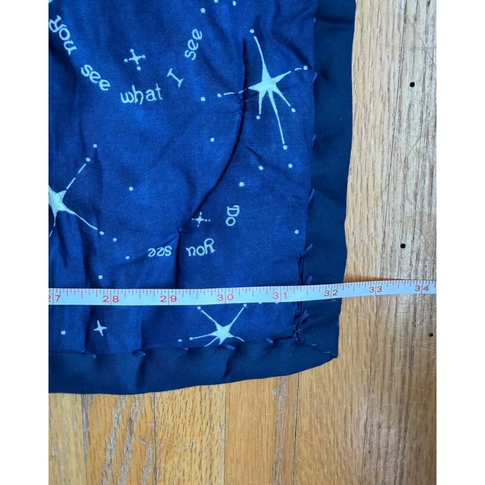 Blue Snowman Hand Sewn Christmas Holiday Quilt Throw Wall Hanging 32.5 x 40 Tied